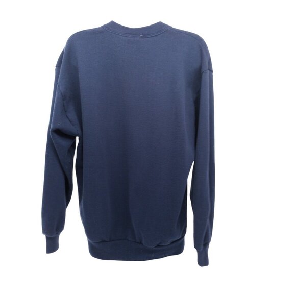 Vintage Gopher Sport Sweatshirt Womens L Navy Pullover Teddy Bear Graphic 90s - Picture 3 of 14